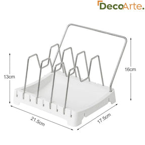 Rack de aço Flexível: Expansível para Panelas e Utensílios