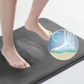 Passo Aconchegante: Tapete de Banho Super Absorvente e Antiderrapante